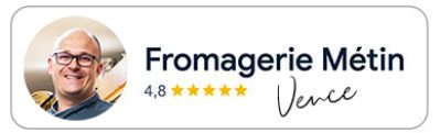 avis fromagerie métin vence